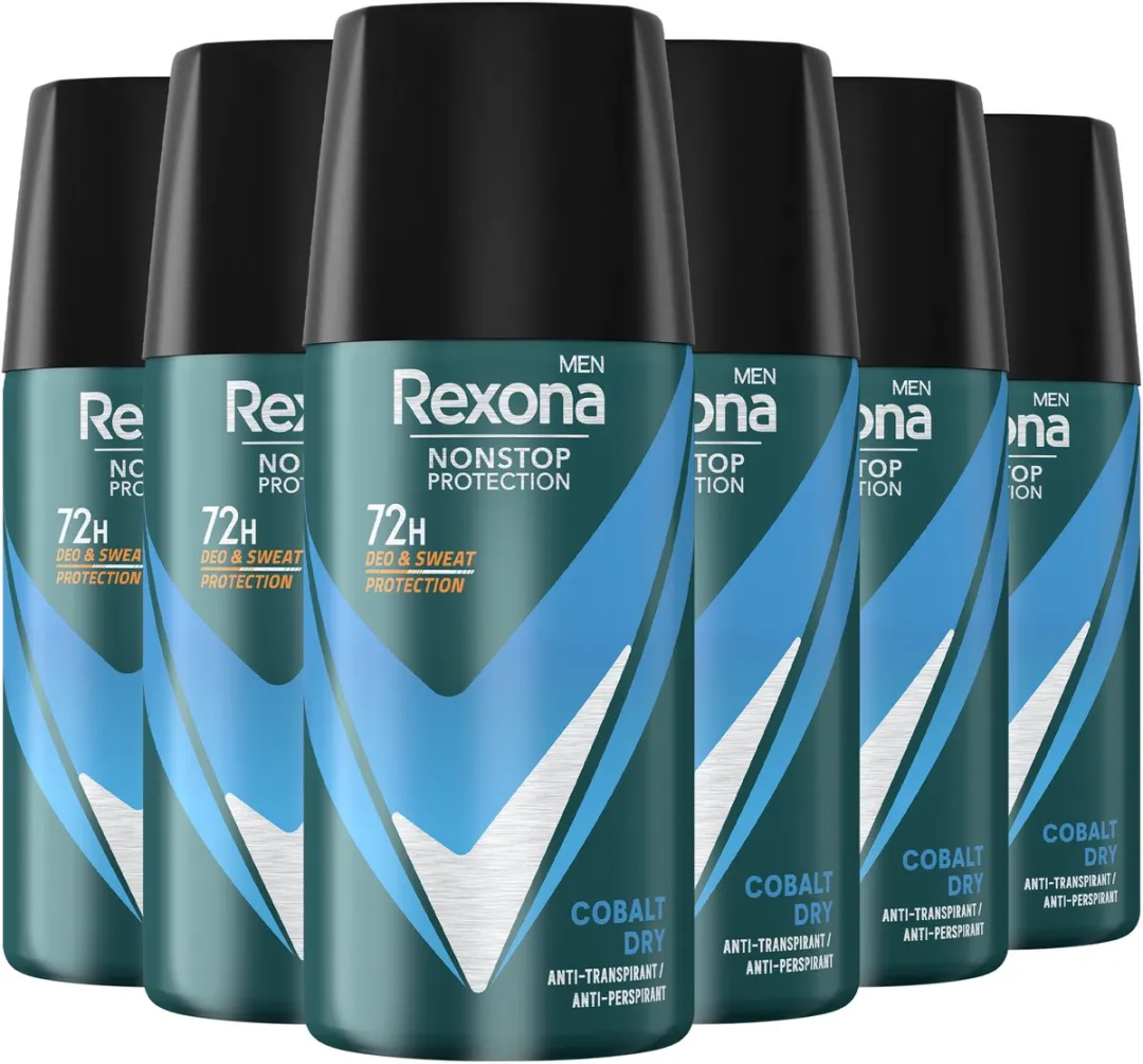 Rexona Men Cobalt Dry Anti-Transpirant Spray 6x35ml