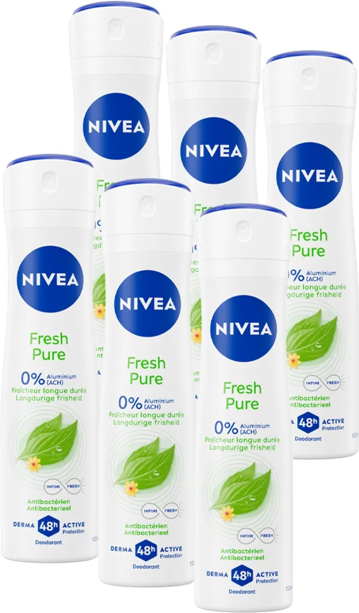 NIVEA Fresh Pure Deodorant Spray Jasmijn