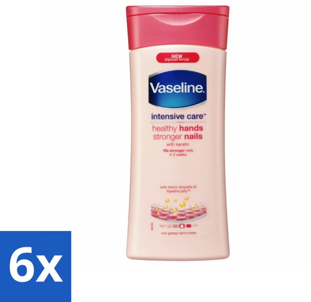 Vaseline Handcreme Healthy Hands & Stronger Nails 200ml