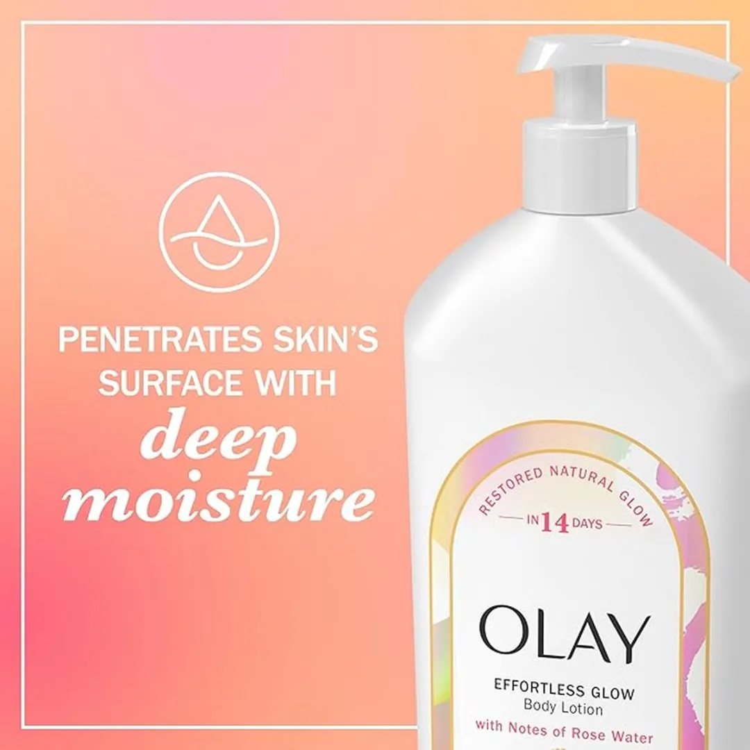 Olay Effortless Glow Hydraterende Bodylotion 532ml - Rozenwater
