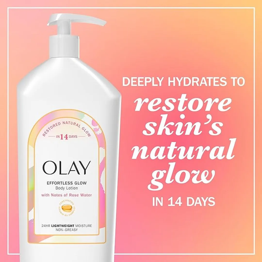 Olay Effortless Glow Hydraterende Bodylotion 532ml - Rozenwater