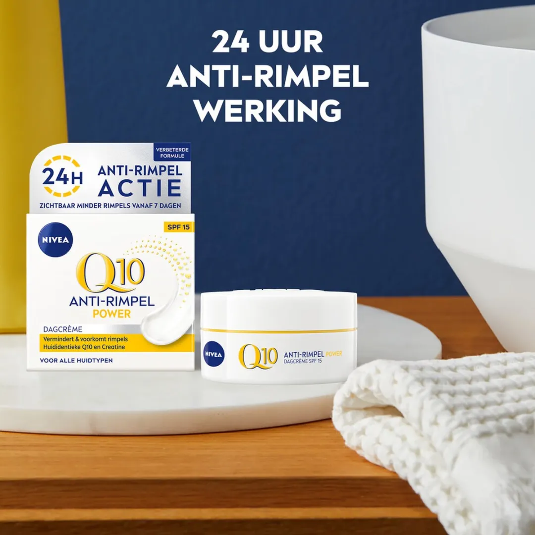 NIVEA Q10 Dagcrème SPF 15 - 3x50ml