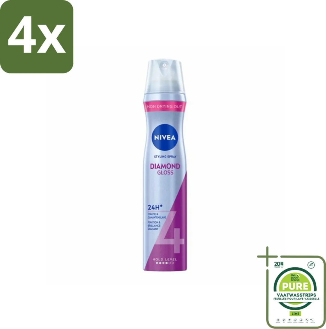 NIVEA Stylingspray Diamantglans Verzorging 250ml