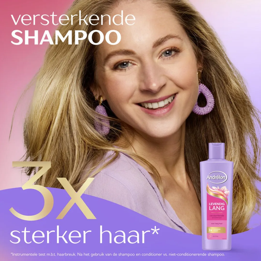 Andrélon Levendig Lang Shampoo Biotine 250ml