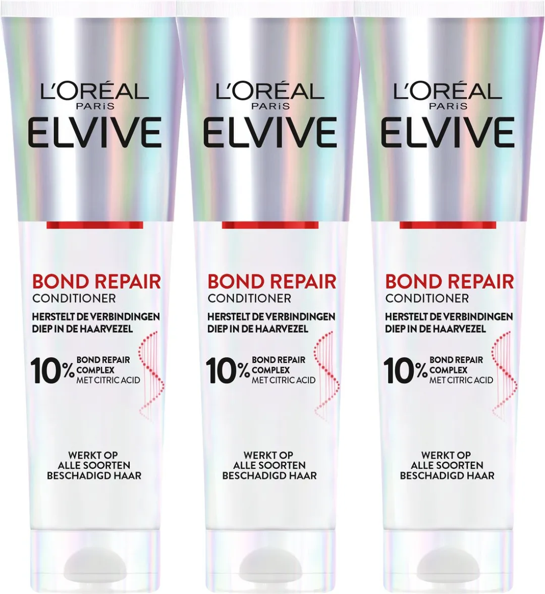 L'Oréal Paris Elvive Bond Repair Conditioner 3x150ml