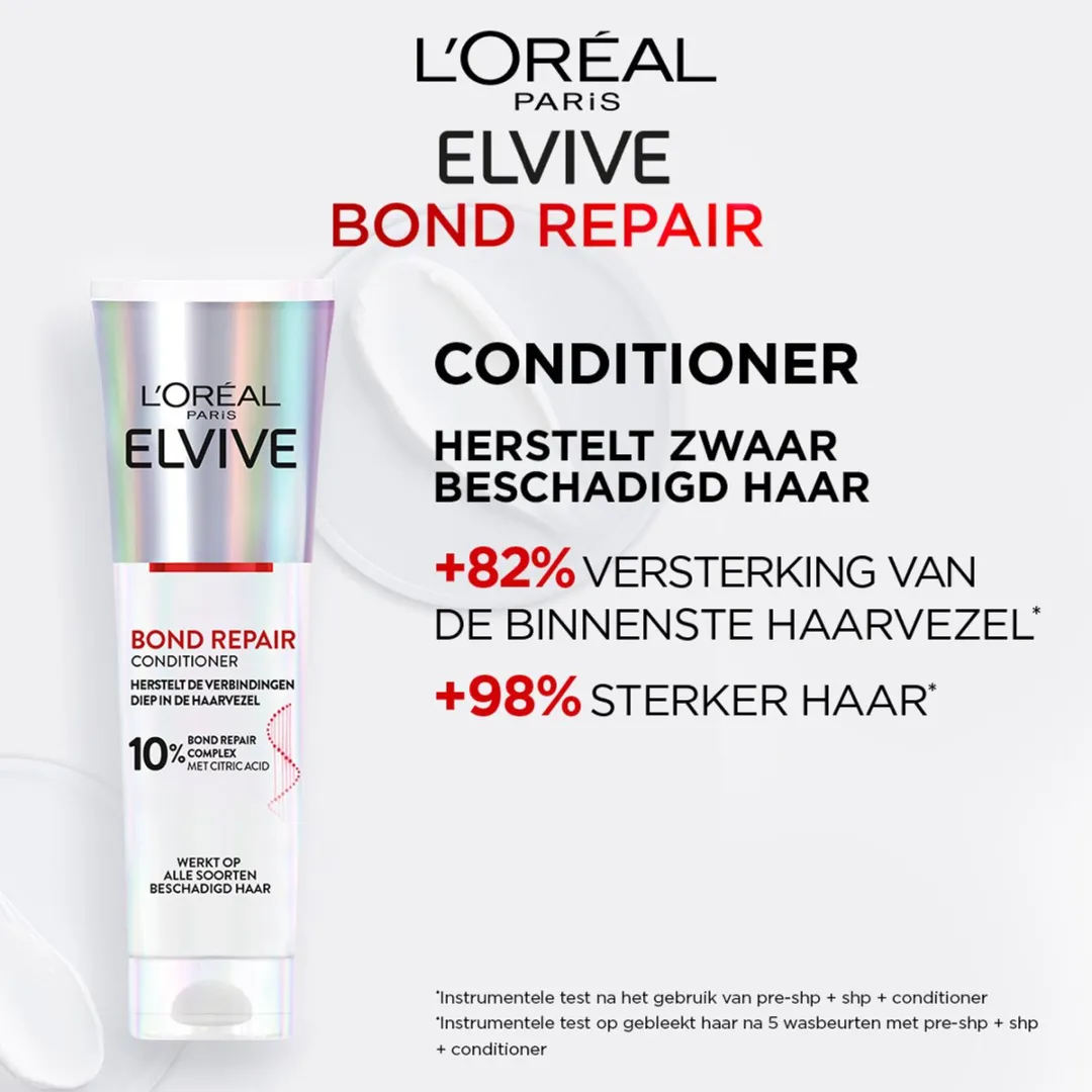 L'Oréal Paris Elvive Bond Repair Conditioner 3x150ml