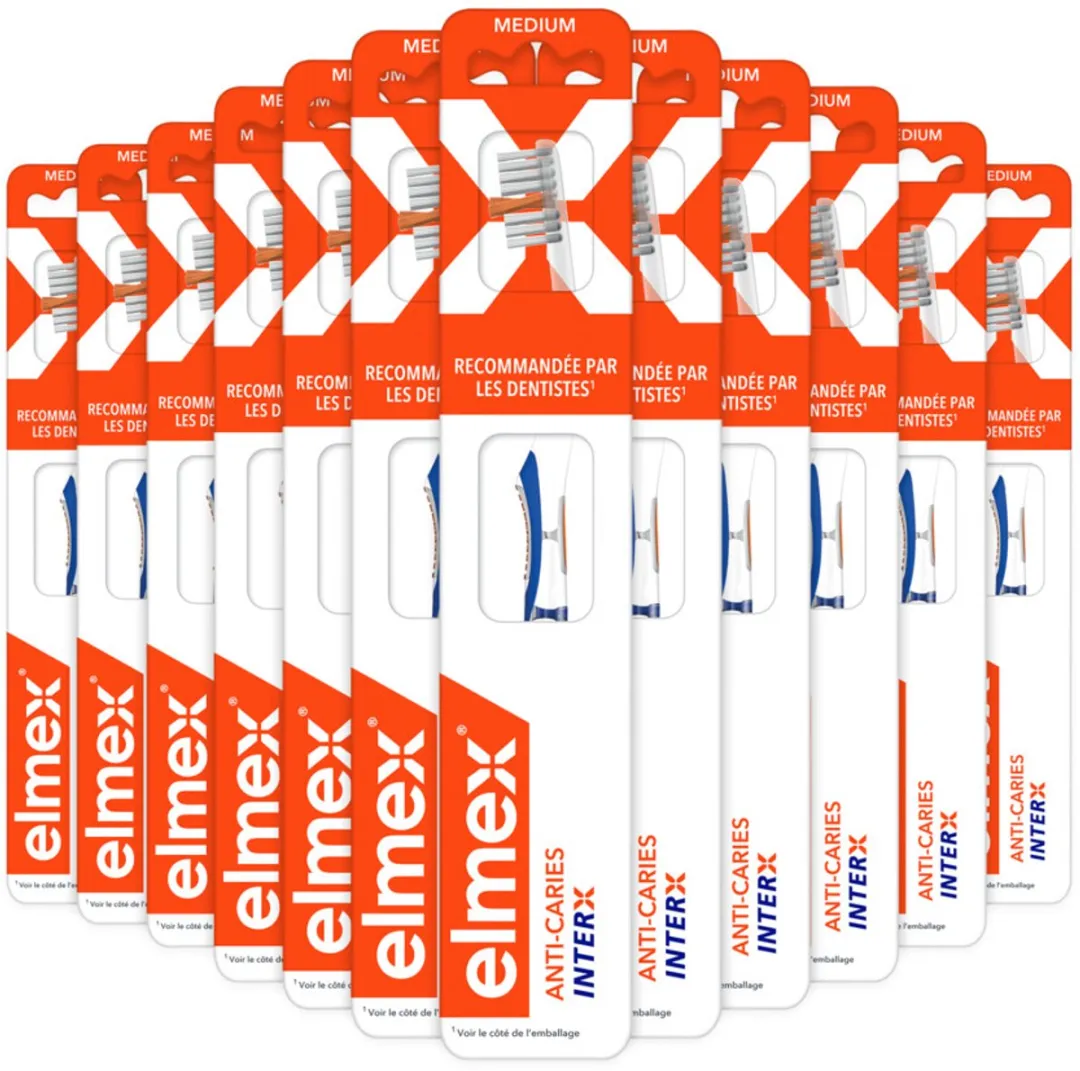 Elmex Anti-Cariës InterX Medium Tandenborstels