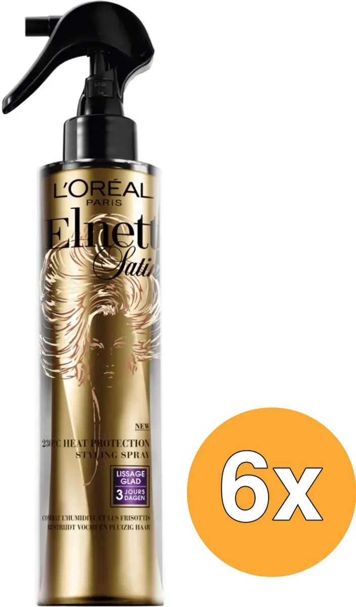 L'Oréal Paris Elnett Satin Heat Protection Spray 1020ml