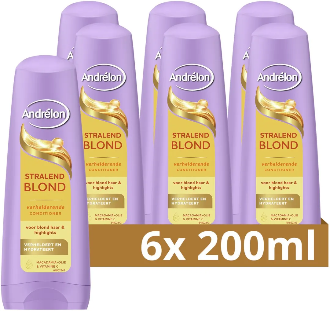 Andrélon Conditioner Stralend Blond 6x200ml