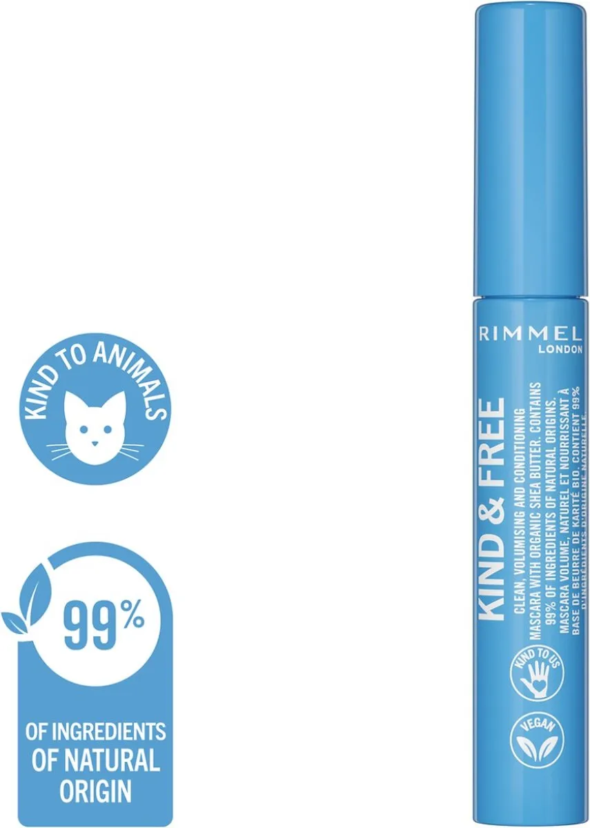 Rimmel London Kind & Free Vegan Mascara 002 Brown Black - 7ml