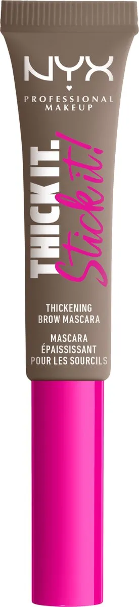 NYX Thick It Stick It Wenkbrauwgel Mascara Taupe - 7ml