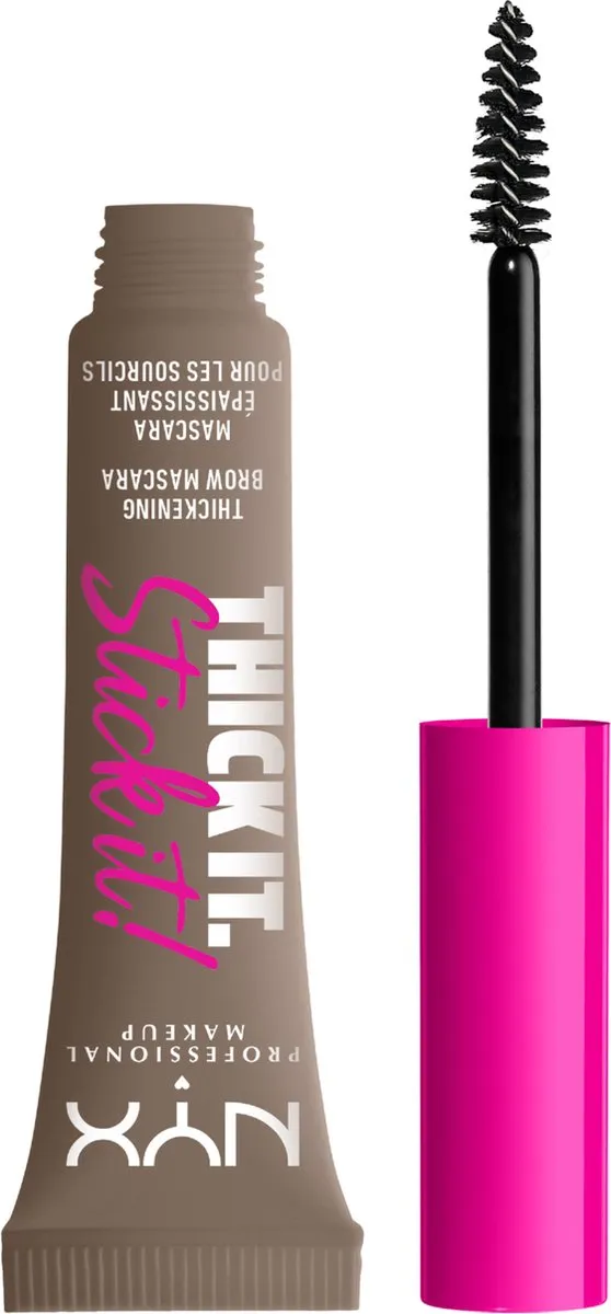 NYX Thick It Stick It Wenkbrauwgel Mascara Taupe - 7ml
