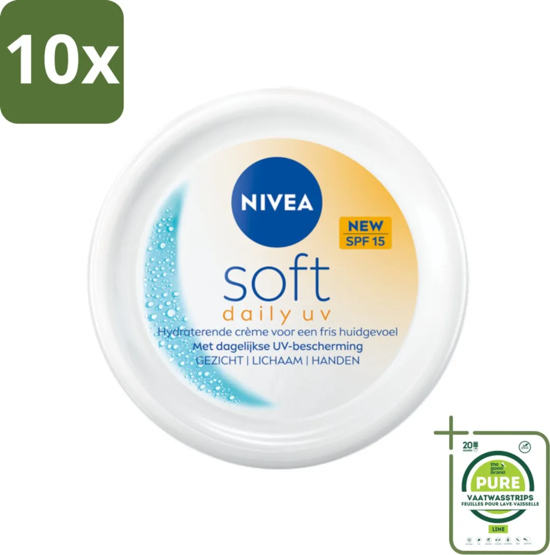 NIVEA Soft Daily UV Bodycrème SPF 15 250ml