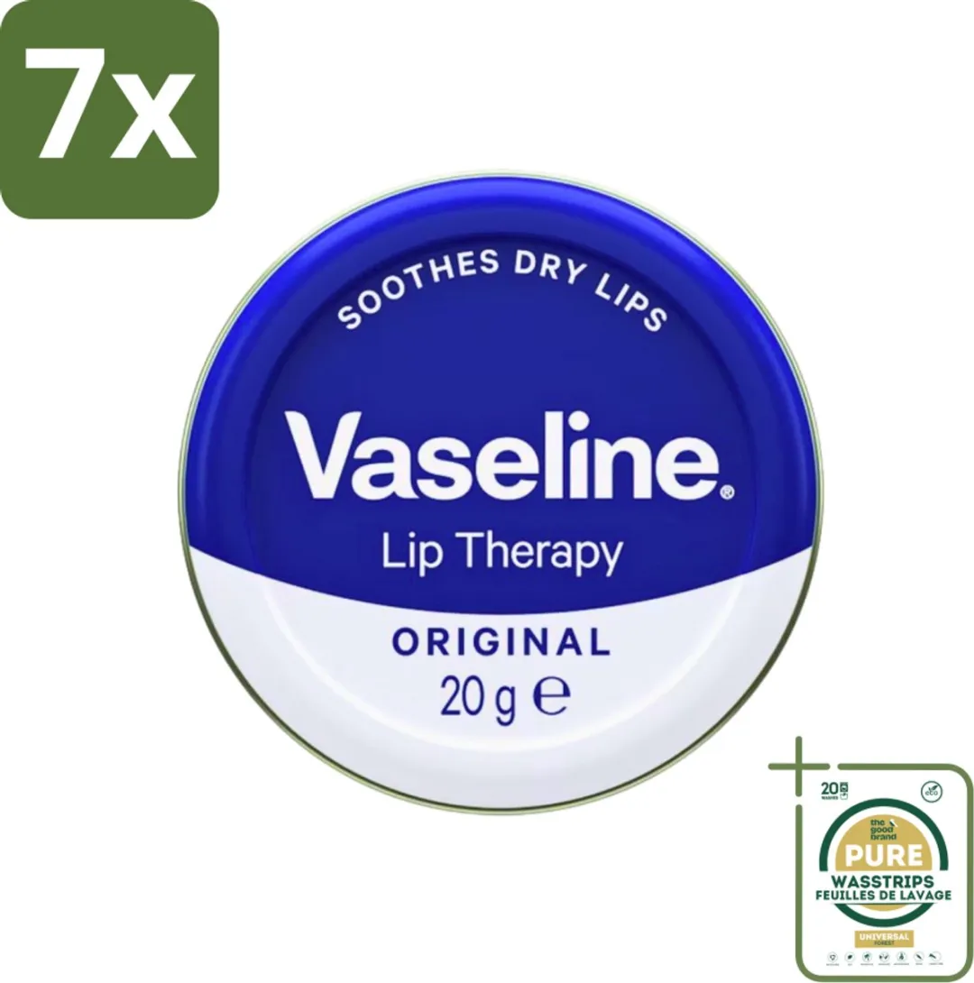 Vaseline Original Lip Therapy 140ml - 7 Stuks