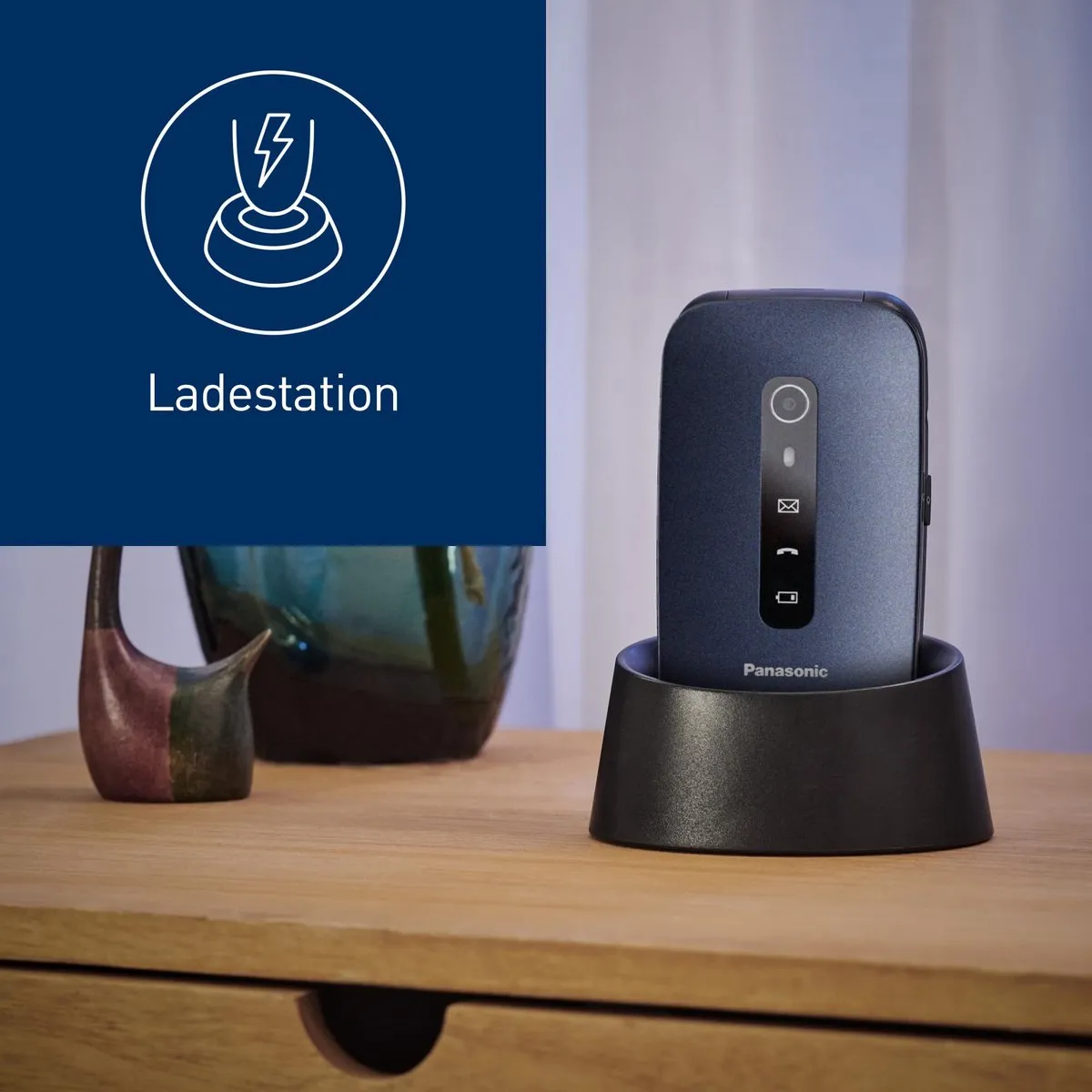 Panasonic KX-TU550 Mobiele Telefoon - 2.8" - 32MB - 1400mAh - Blauw