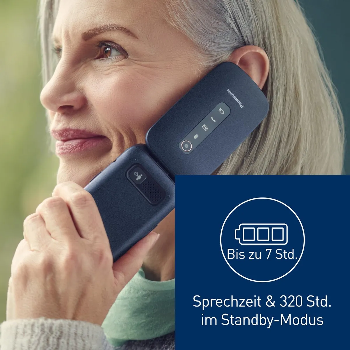 Panasonic KX-TU550 Mobiele Telefoon - 2.8" - 32MB - 1400mAh - Blauw