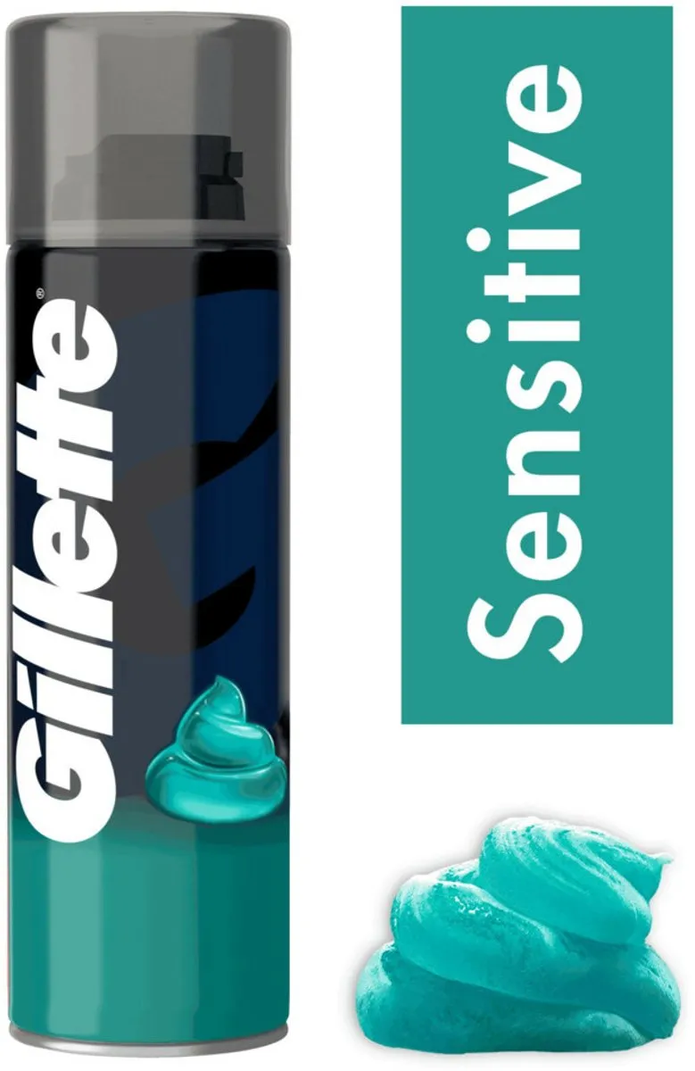 Gillette Sensitive Scheergel 200ml - 6 Stuks - afbeelding 6 van 6