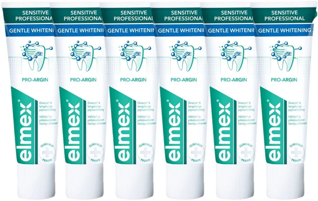 Elmex Sensitive Professional Whitening Tandpasta 6x75ml