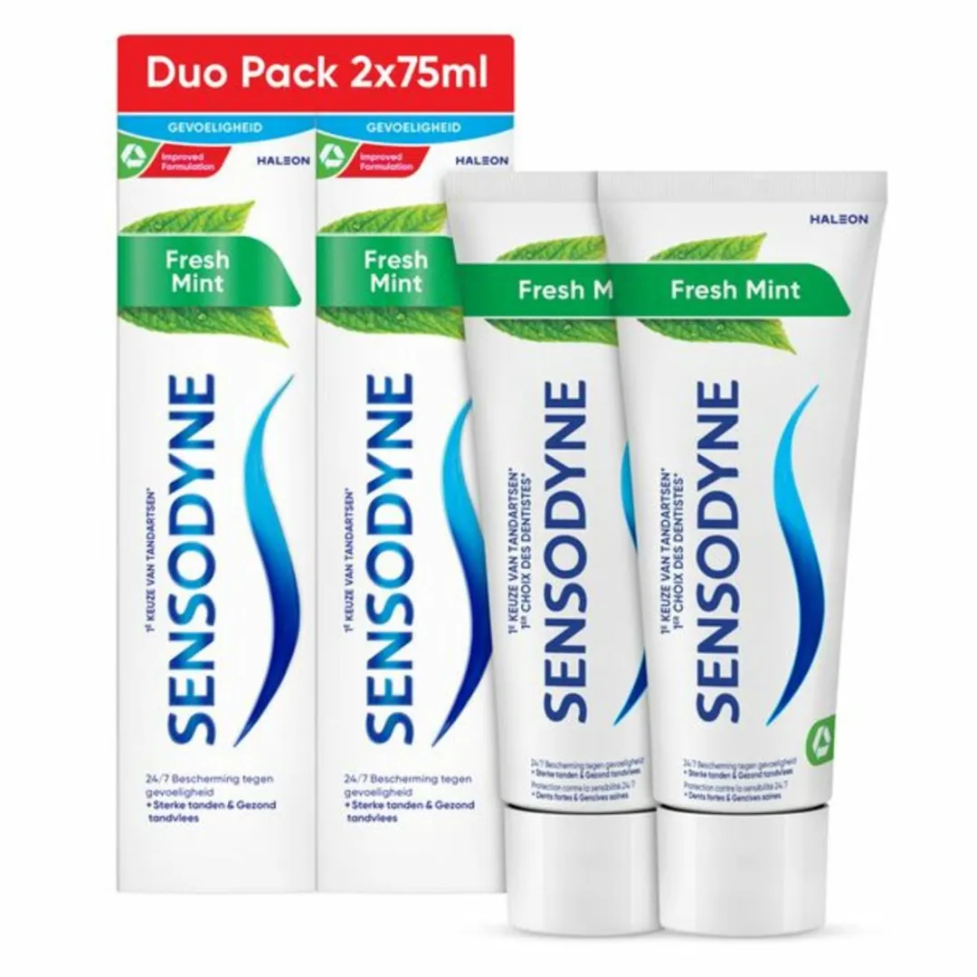 Sensodyne Fresh Mint Tandpasta - 2x75ml Duopack