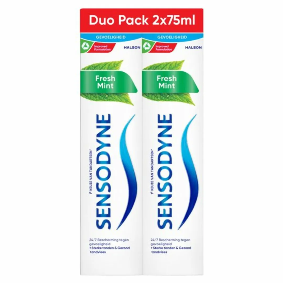 Sensodyne Fresh Mint Tandpasta - 2x75ml Duopack