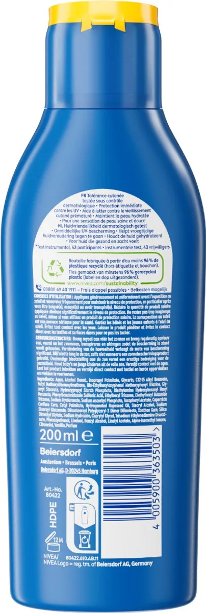 NIVEA SUN Protect & Hydrate Zonnecrème SPF 20 200ml