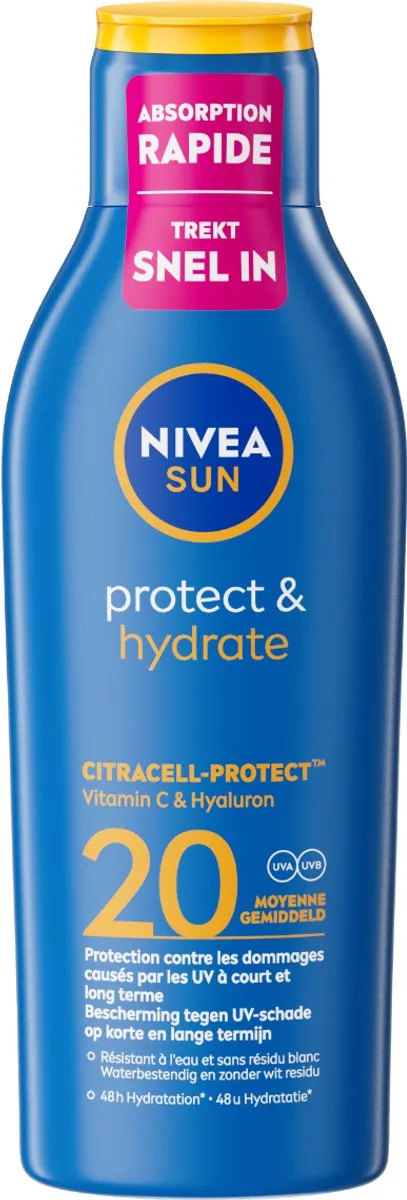 NIVEA SUN Protect & Hydrate Zonnecrème SPF 20 200ml