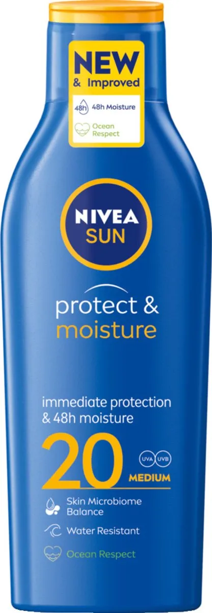 NIVEA SUN Protect & Hydrate Zonnecrème SPF 20 200ml - afbeelding 6 van 6