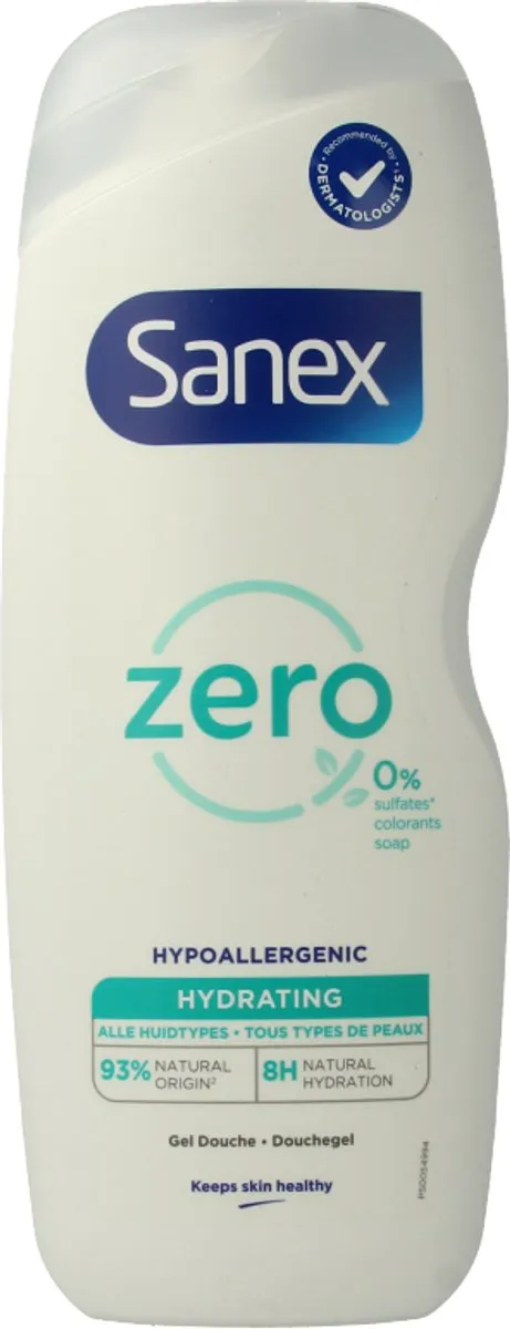 Sanex Douchegel Zero Hypoallergeen 600ml