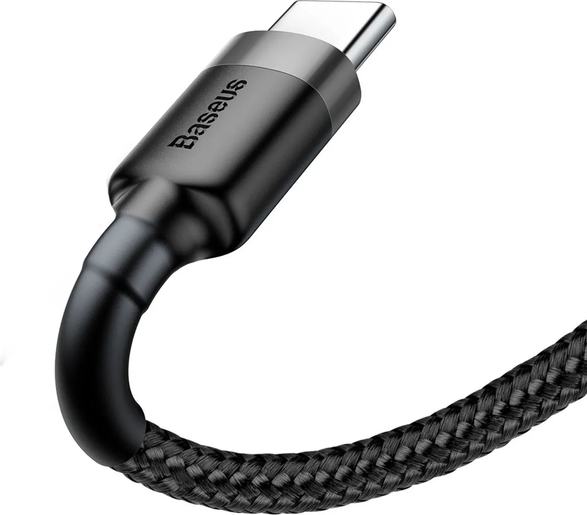 Baseus Cafule USB naar USB-C Kabel 0.5m - 3A - Zwart