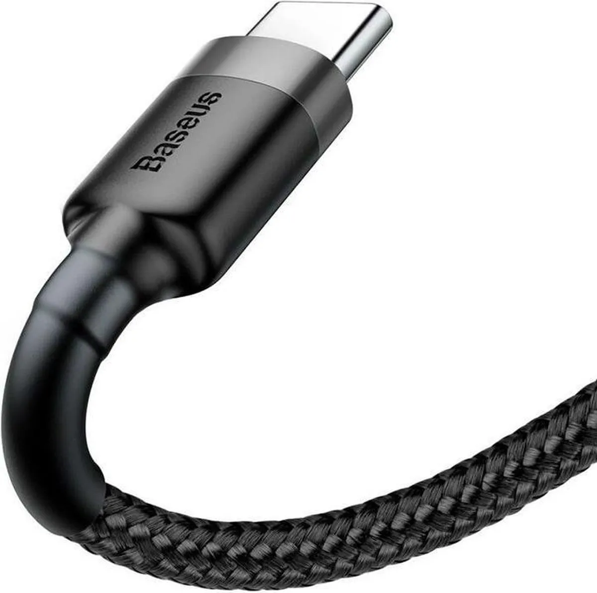 Baseus Cafule USB naar USB-C Kabel 0.5m - 3A - Zwart