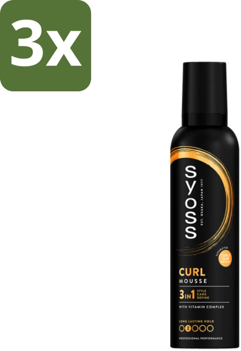 Syoss Curl Haarmousse Anti-Pluis & Bounce 250ml