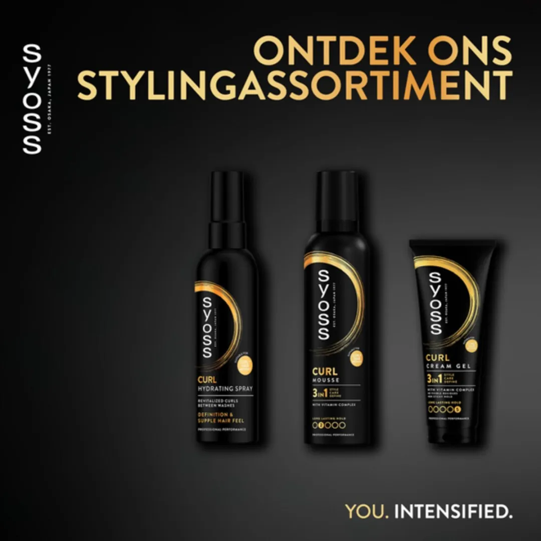 Syoss Curl Haarmousse Anti-Pluis & Bounce 250ml - 3 Stuks