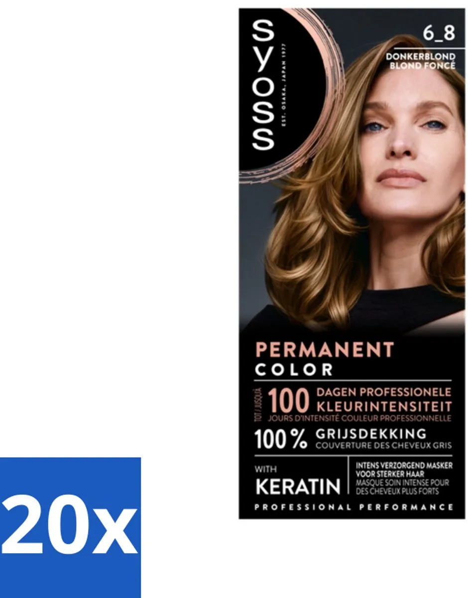 SYOSS Permanent Haarkleuring 6-8 Donkerblond