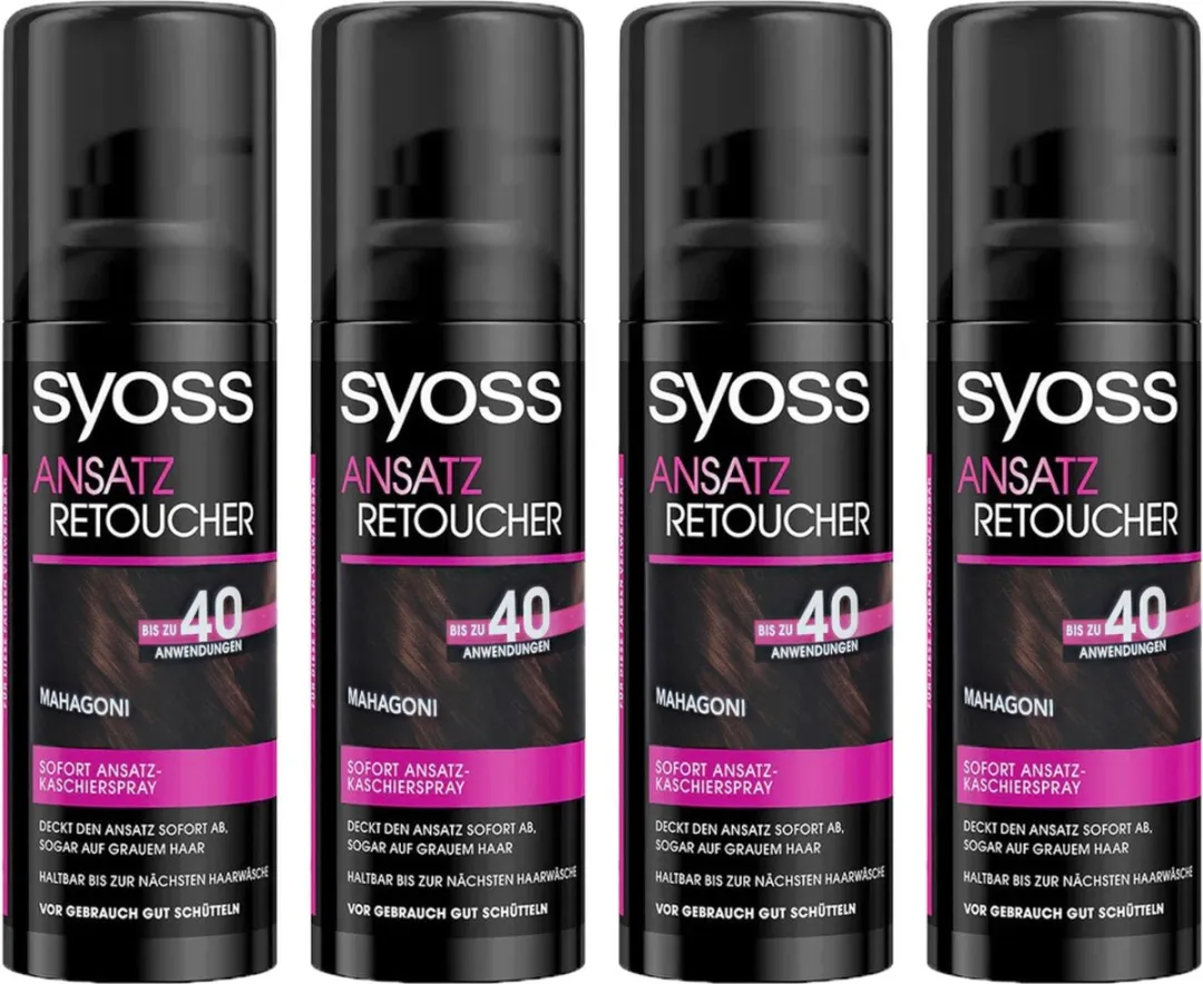 SYOSS Uitgroeispray Donker Mahonie 480ml