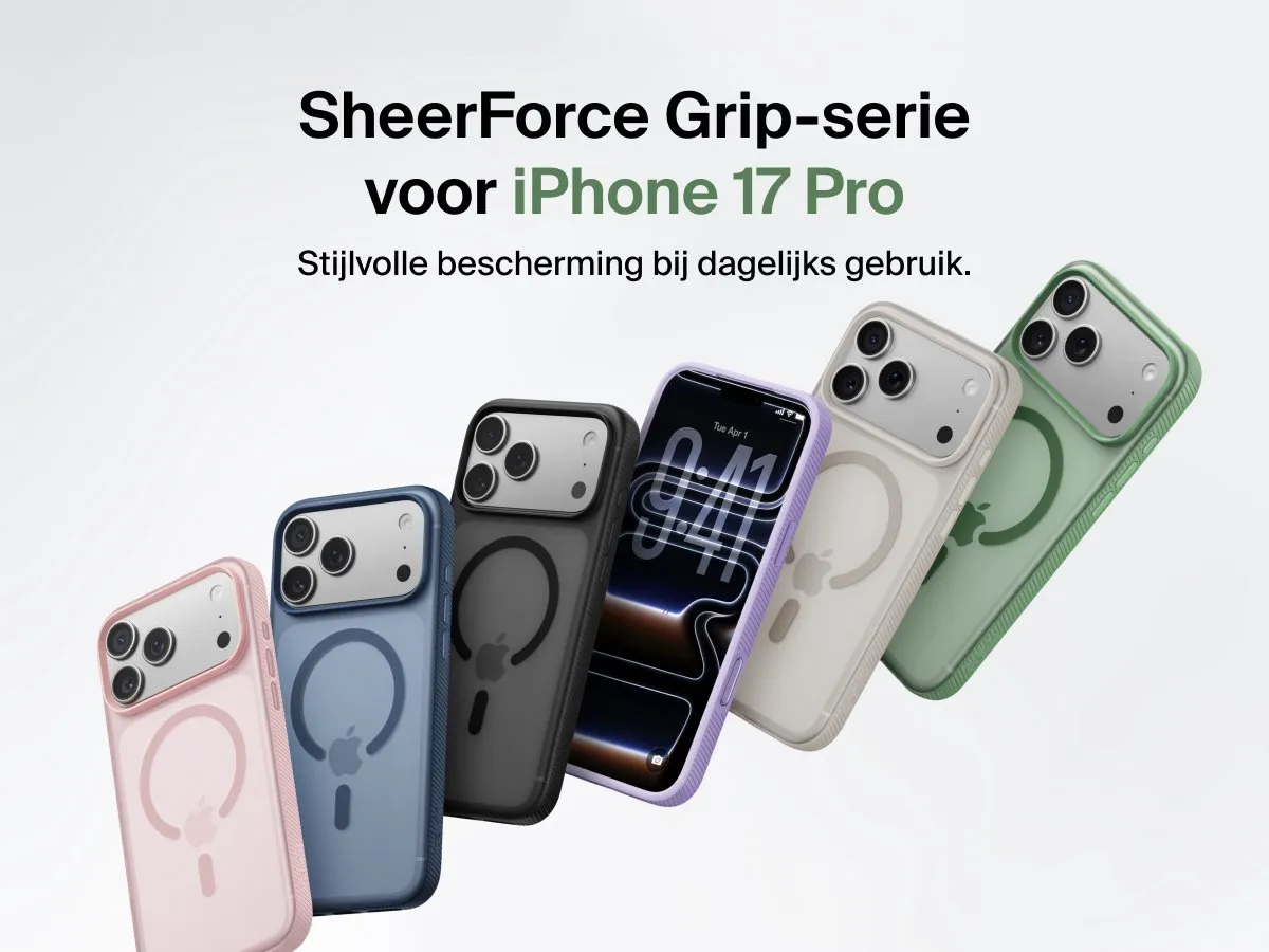 Belkin SheerForce Grip Hoesje iPhone 17 Pro MSA035HQSE - Groen