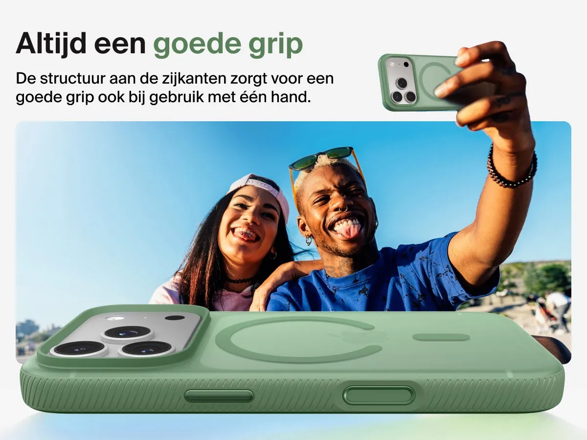 Belkin SheerForce Grip Hoesje iPhone 17 Pro MSA035HQSE - Groen