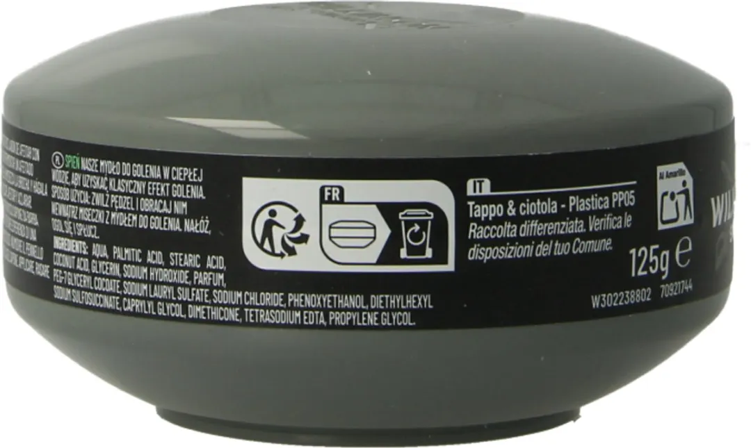Wilkinson Sword Scheerbowl 125g - Grijs/Zwart