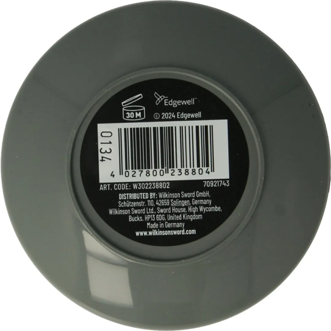 Wilkinson Sword Scheerbowl 125g - Grijs/Zwart