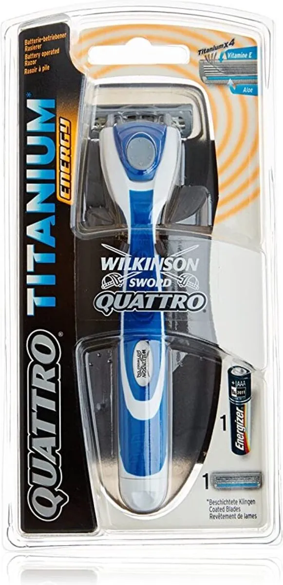 Wilkinson Sword Quattro Titanium X 4 Energy Scheermes