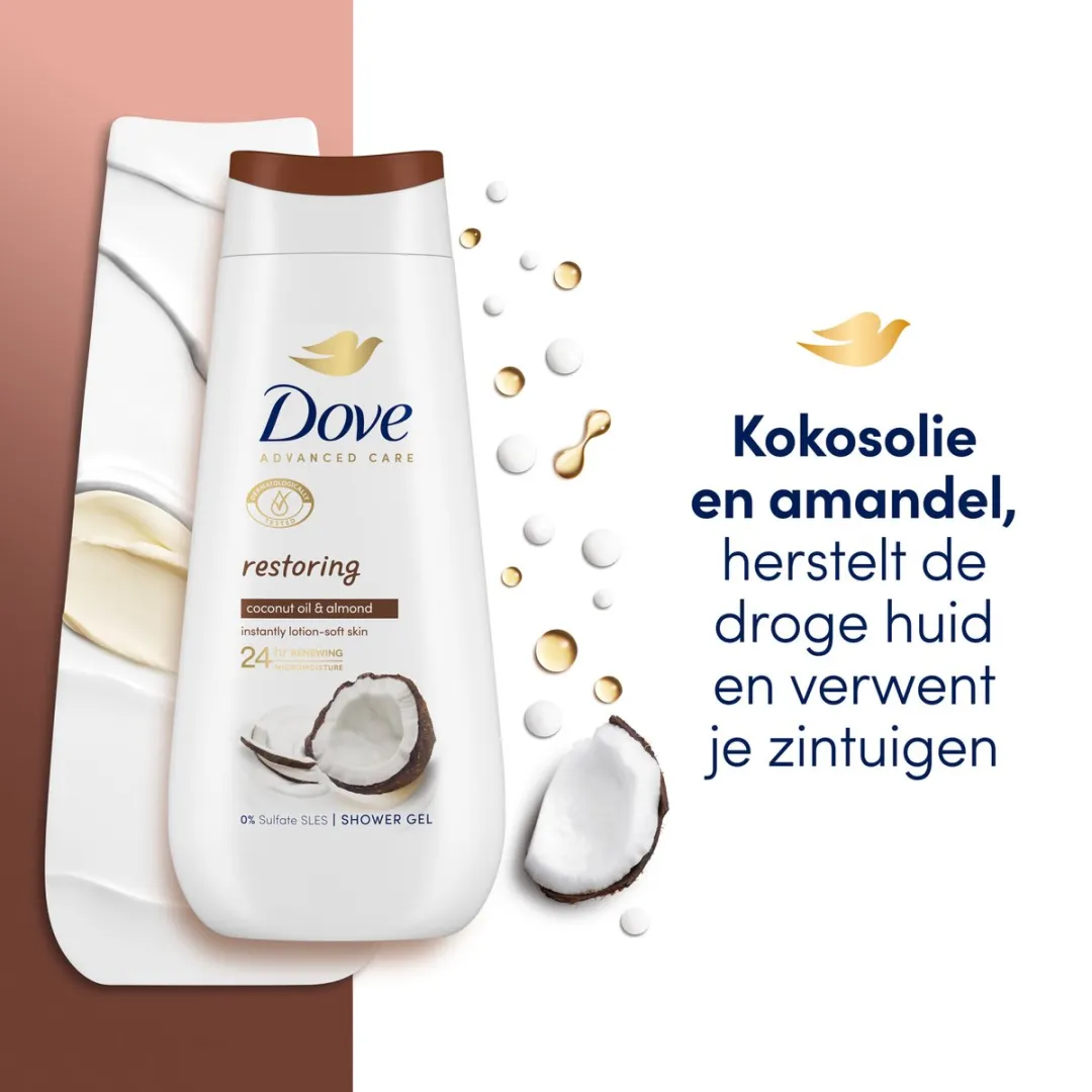 Dove Advanced Care Douchegel - 6x225ml