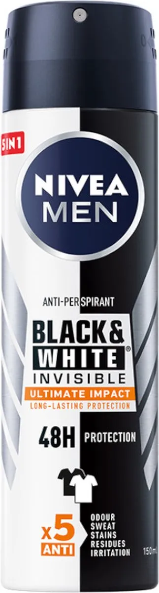 NIVEA Men Black & White Invisible Ultimate Impact 50ml