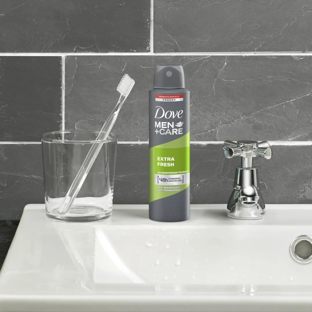 Dove Men+Care Extra Fresh Anti-Transpirant Spray - 6x150ml