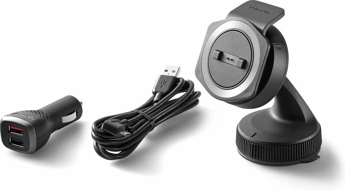 TomTom Rider Car Mounting Kit - USB - Zwart