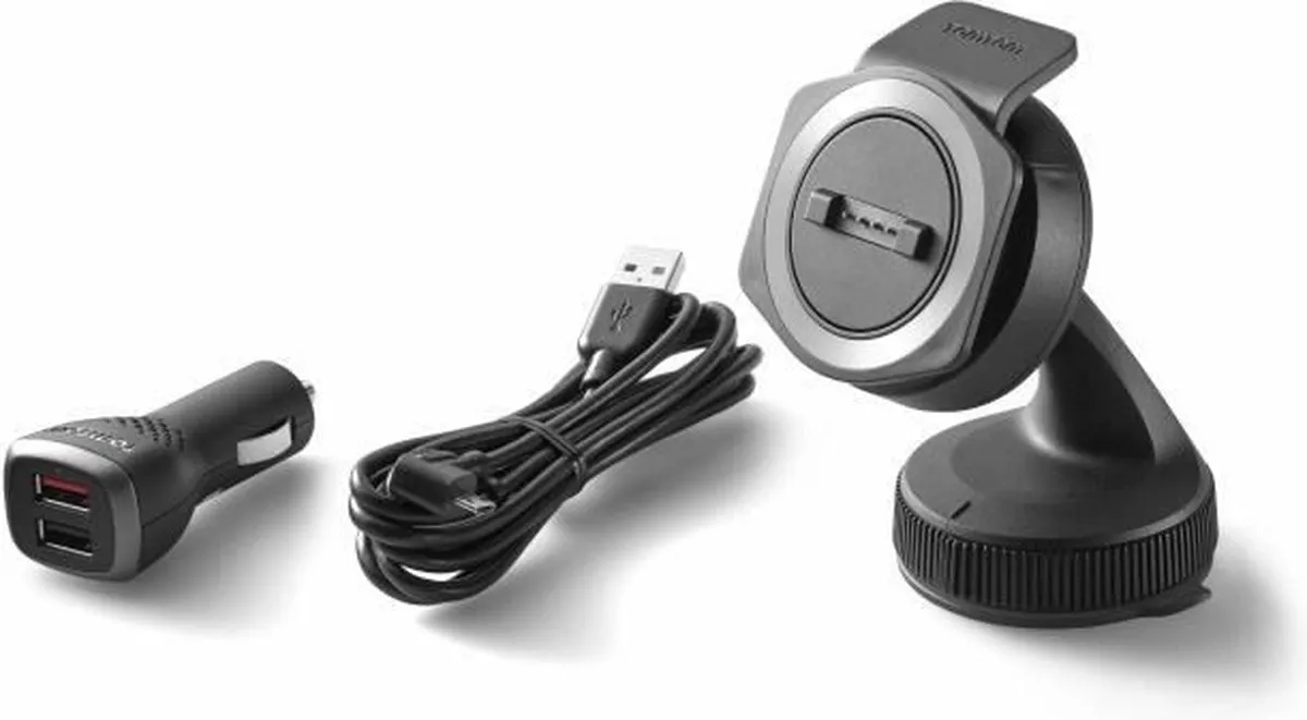 TomTom Rider Car Mounting Kit - USB - Zwart