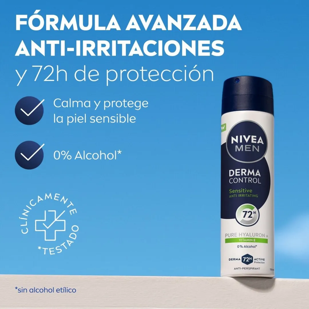 NIVEA DERMA CONTROL Sensitive Deo Spray 200ml