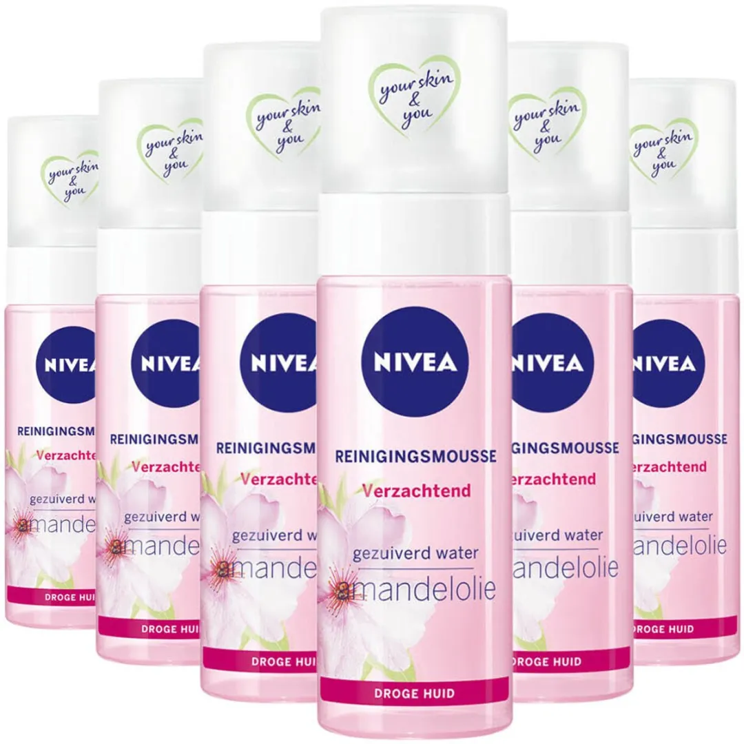 NIVEA Verzachtende Reinigingsmousse 6x150ml