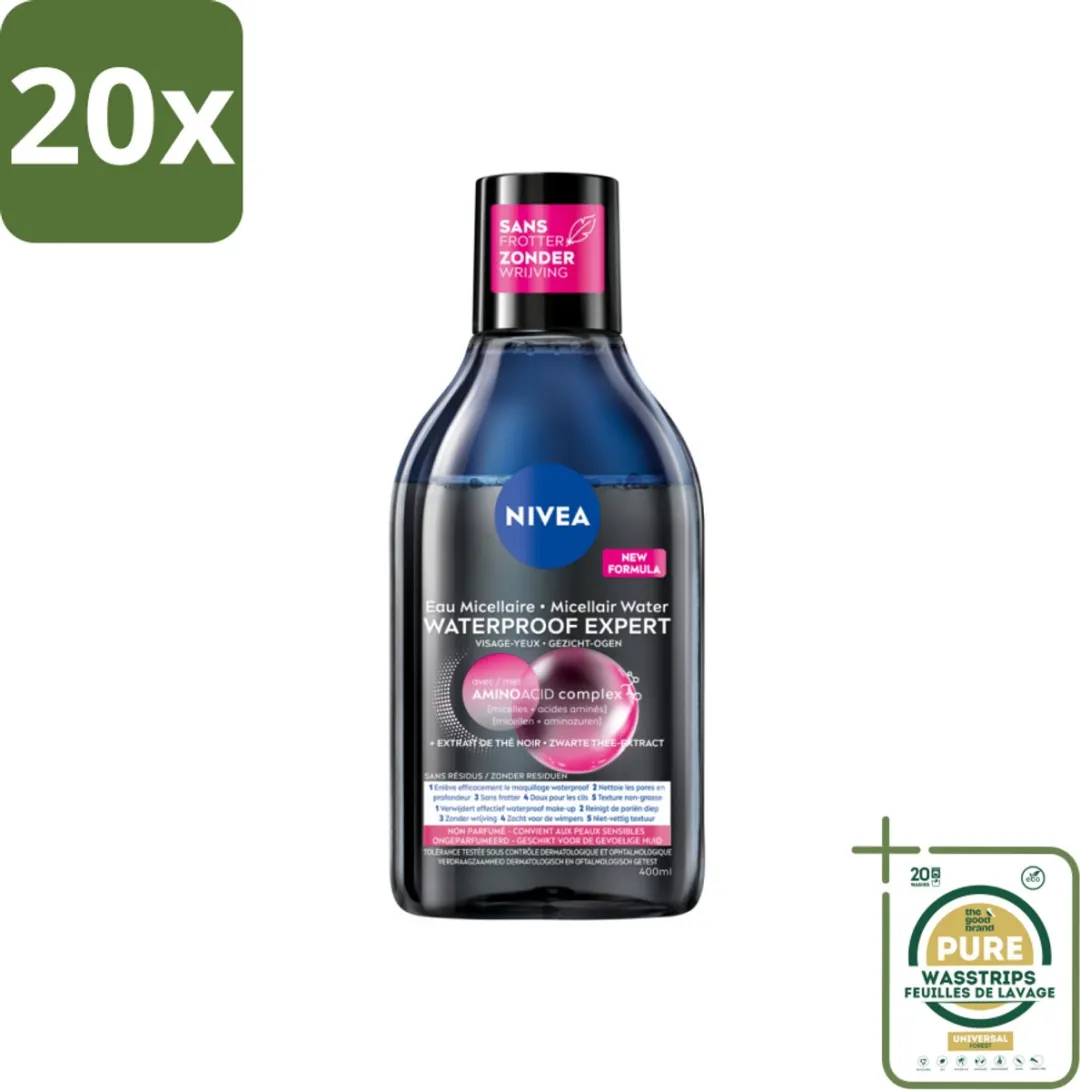 NIVEA Micellair Reinigingswater Waterproof Expert 400ml