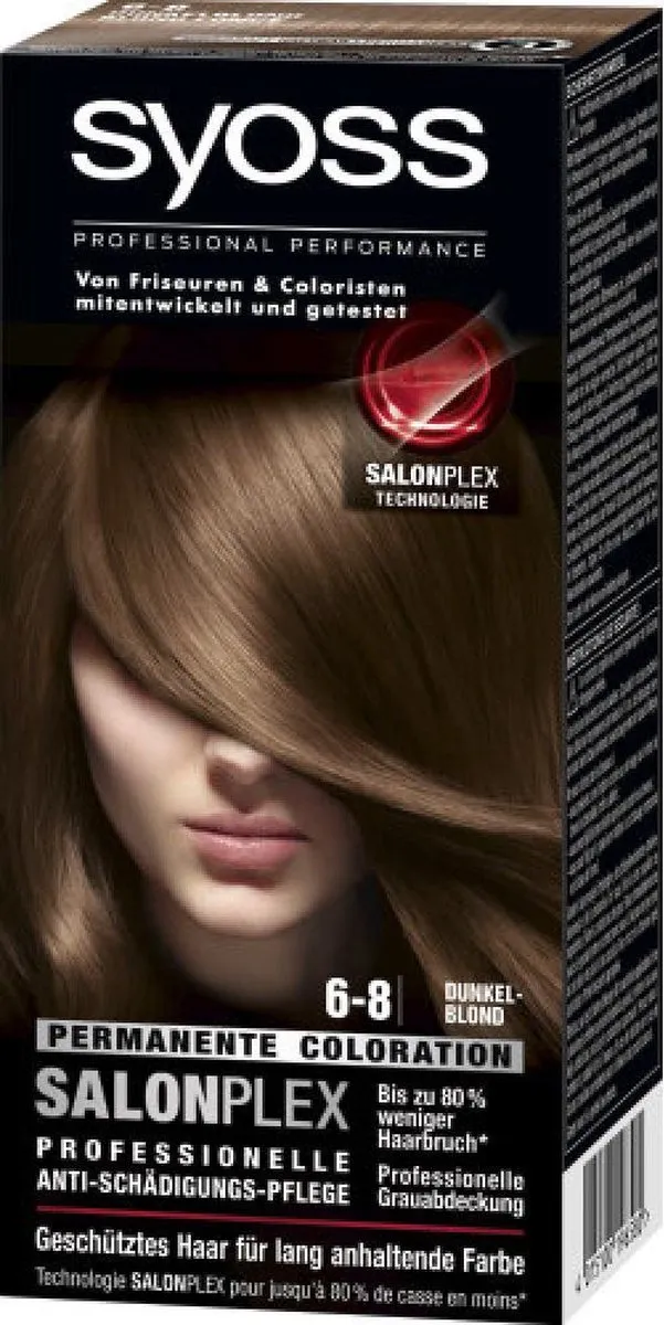 SYOSS Haarverf 6-8 Donkerblond 115ml
