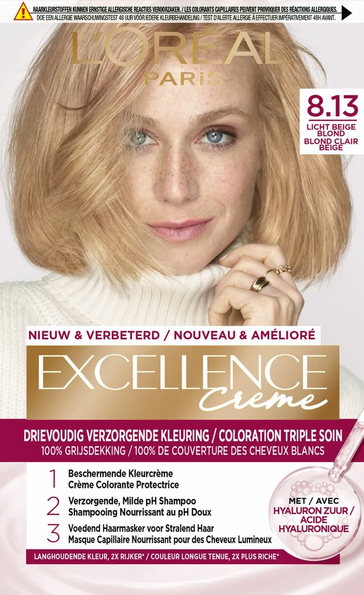 L'Oréal Paris Excellence Crème 8.13 Haarverf