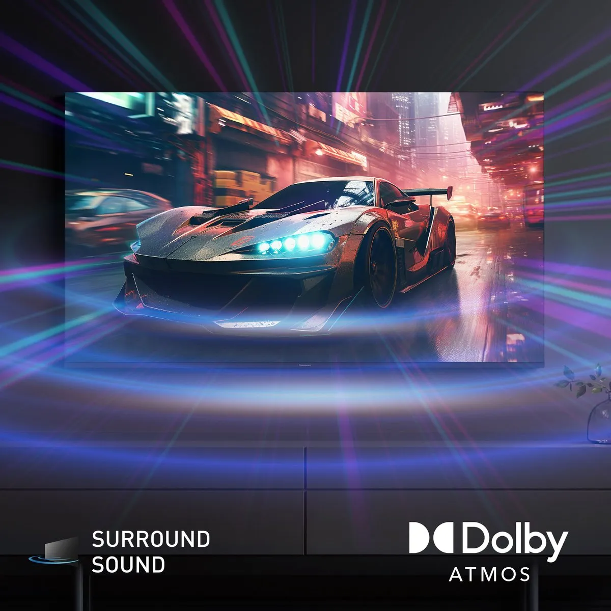 Panasonic TV-50W80AEZ 50" Smart TV - Zwart